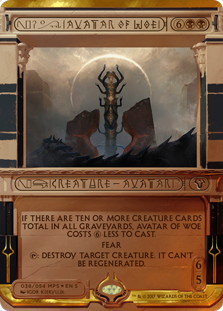 Foil】《悲哀の化身/Avatar of Woe》[MPS2] 黒R | 日本最大級 MTG通販