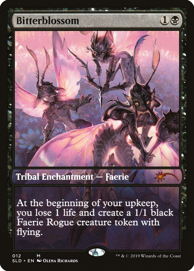 012)□フルアート□《苦花/Bitterblossom》[SLD] 黒R | 日本最大級 MTG