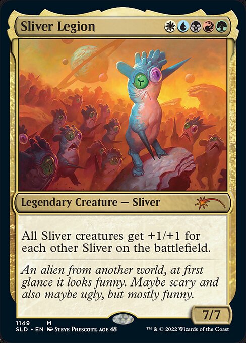 1149)《スリヴァー軍団/Sliver Legion》[SLD] 金R | 日本最大級 MTG