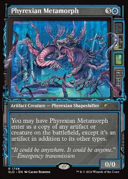061)《ファイレクシアの変形者/Phyrexian Metamorph》[2XM] 青R | 日本