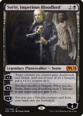 Foil】(476)□旧枠□《傲慢な血王、ソリン/Sorin, Imperious Bloodlord
