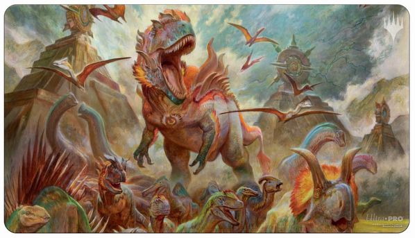 mtg プレイマット プロツアー イクサランの相克 恐竜騎士、ファートリ