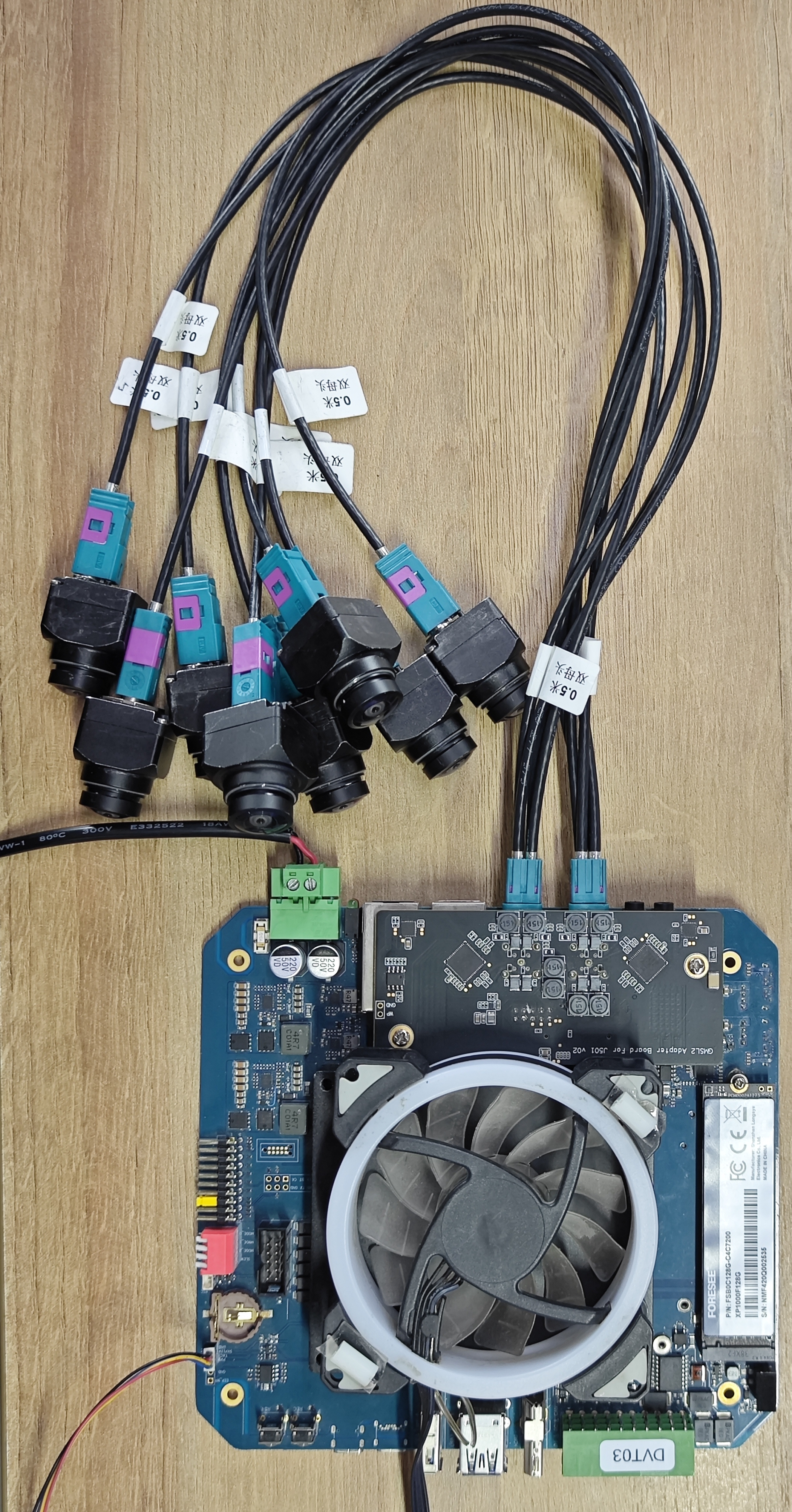 Jetson AGX Orin 上でのマルチ GMSL カメラによるリアルタイム物体検出