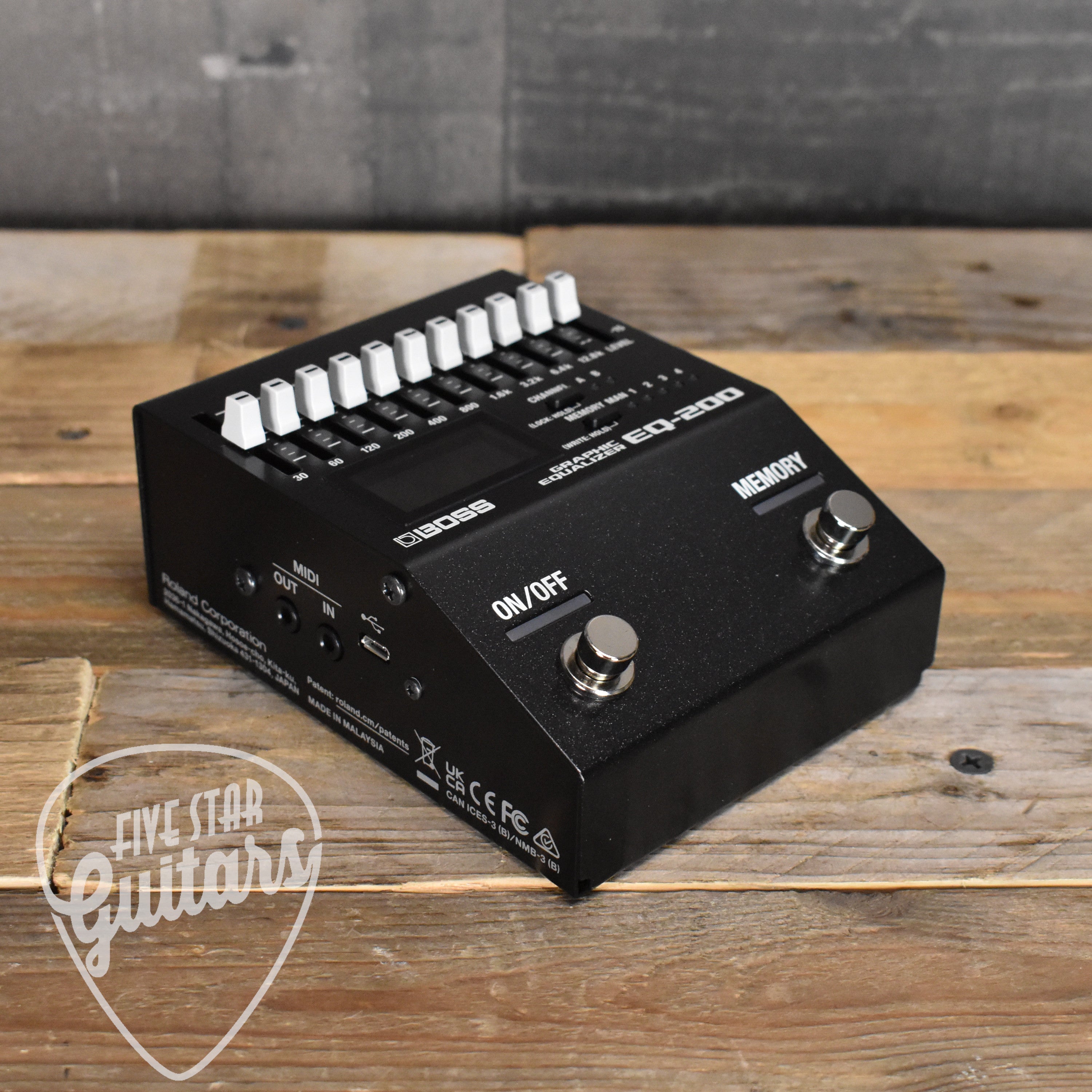 BOSS EQ-200 Graphic Equalizer – Five Star Guitars