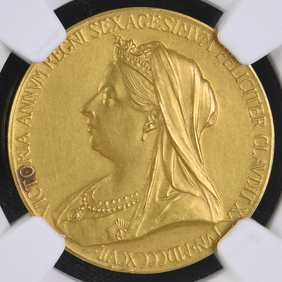1897年 英国🇬🇧ヴィクトリア女王 ダイヤモンド・ジュビリー 金メダル