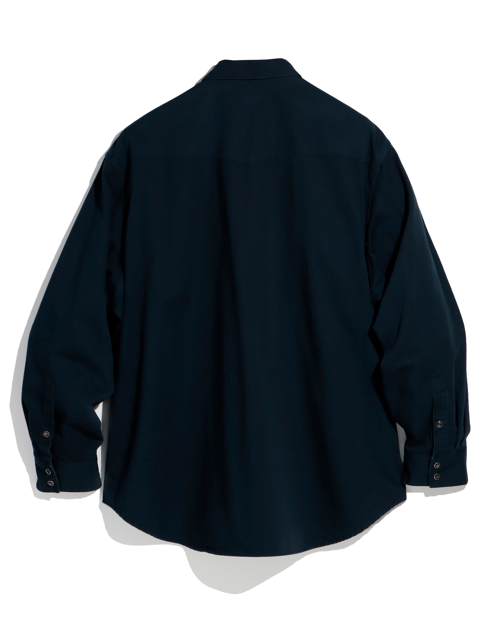 COTTON HERRINGBONE WESTERN SHIRT（コットンヘリンボーンウエスタン