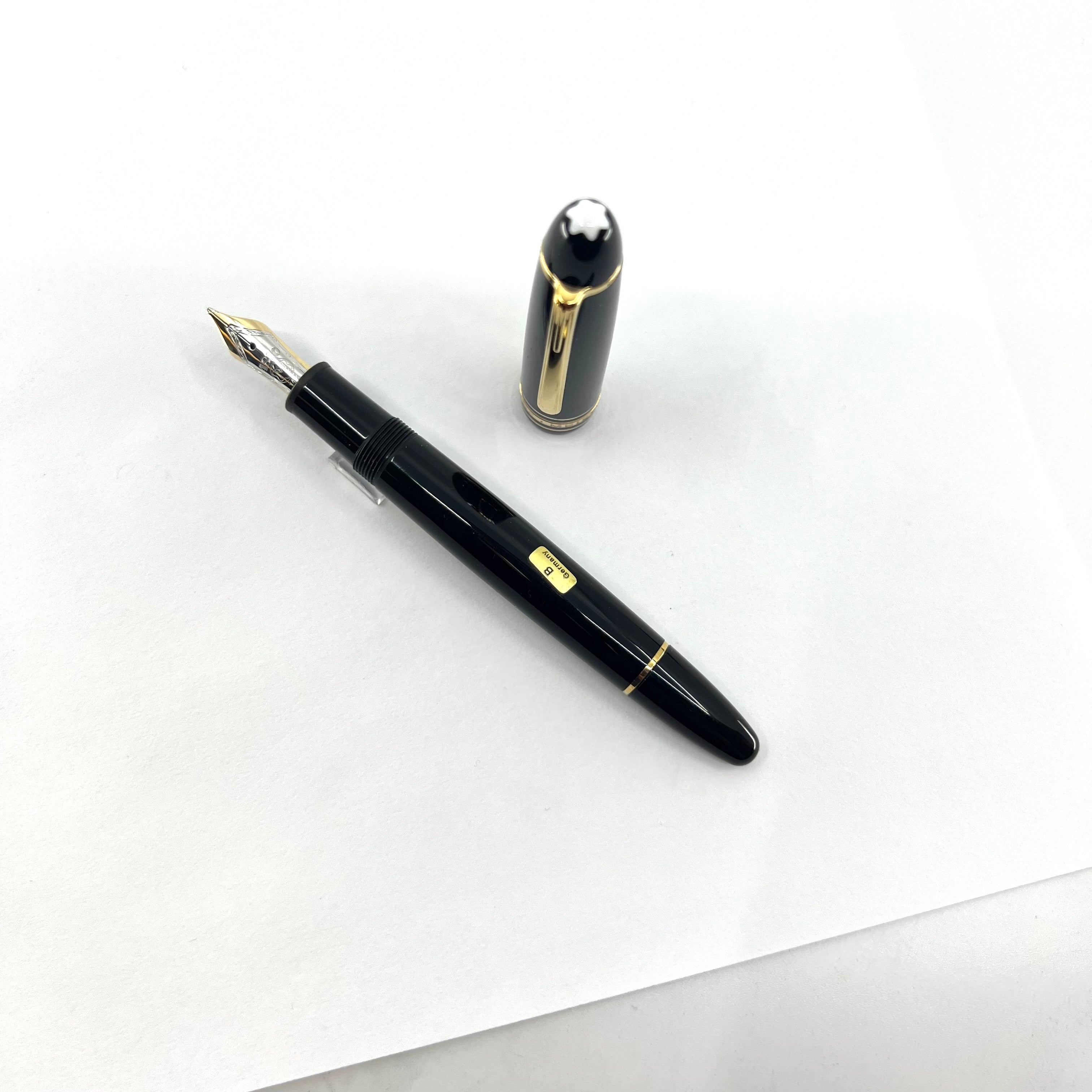 Montblanc #147 Traveler Black Resin LeGrand Meisterstuck Fountain