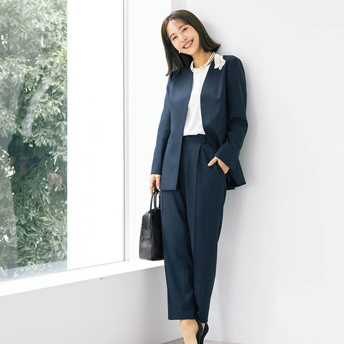 東京ソワール Rifanne 大きいサイズ フォーマルスーツ 入学式 15号