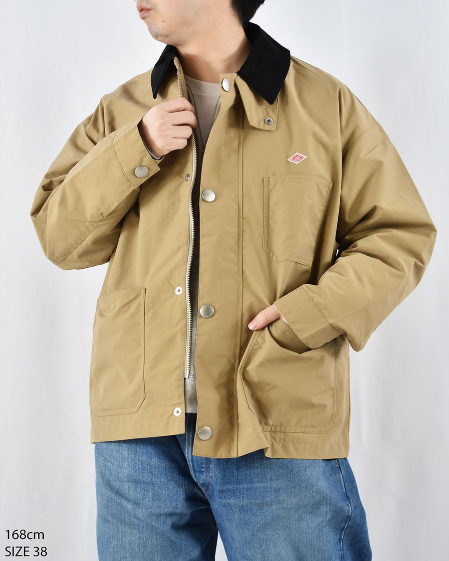 DANTON ナイロンタフタカバーオールジャケット MENS | FRENCH Bleu .rooms