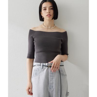 Whim Gazette(ウィム ガゼット)の【THE PAUSE】オフショルハーフ