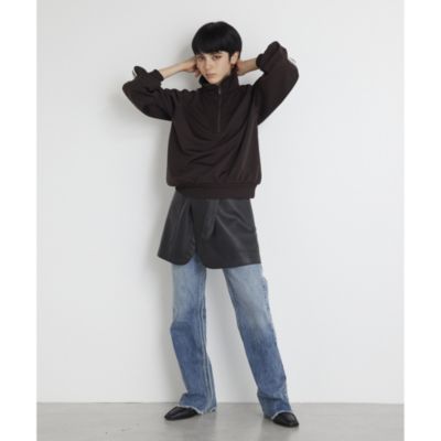 Whim Gazette(ウィム ガゼット)の【THE PAUSE】ハーフZIPトラックプル