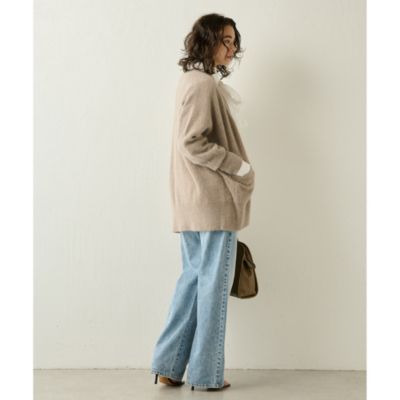 Whim Gazette(ウィム ガゼット)のフォックスウールロングカーディガン