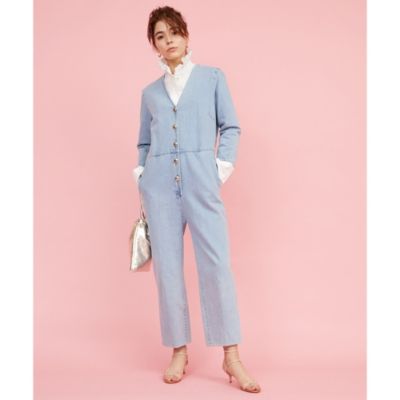 Whim Gazette(ウィム ガゼット)の《WEB限定》DENIMジャンプスーツ通販
