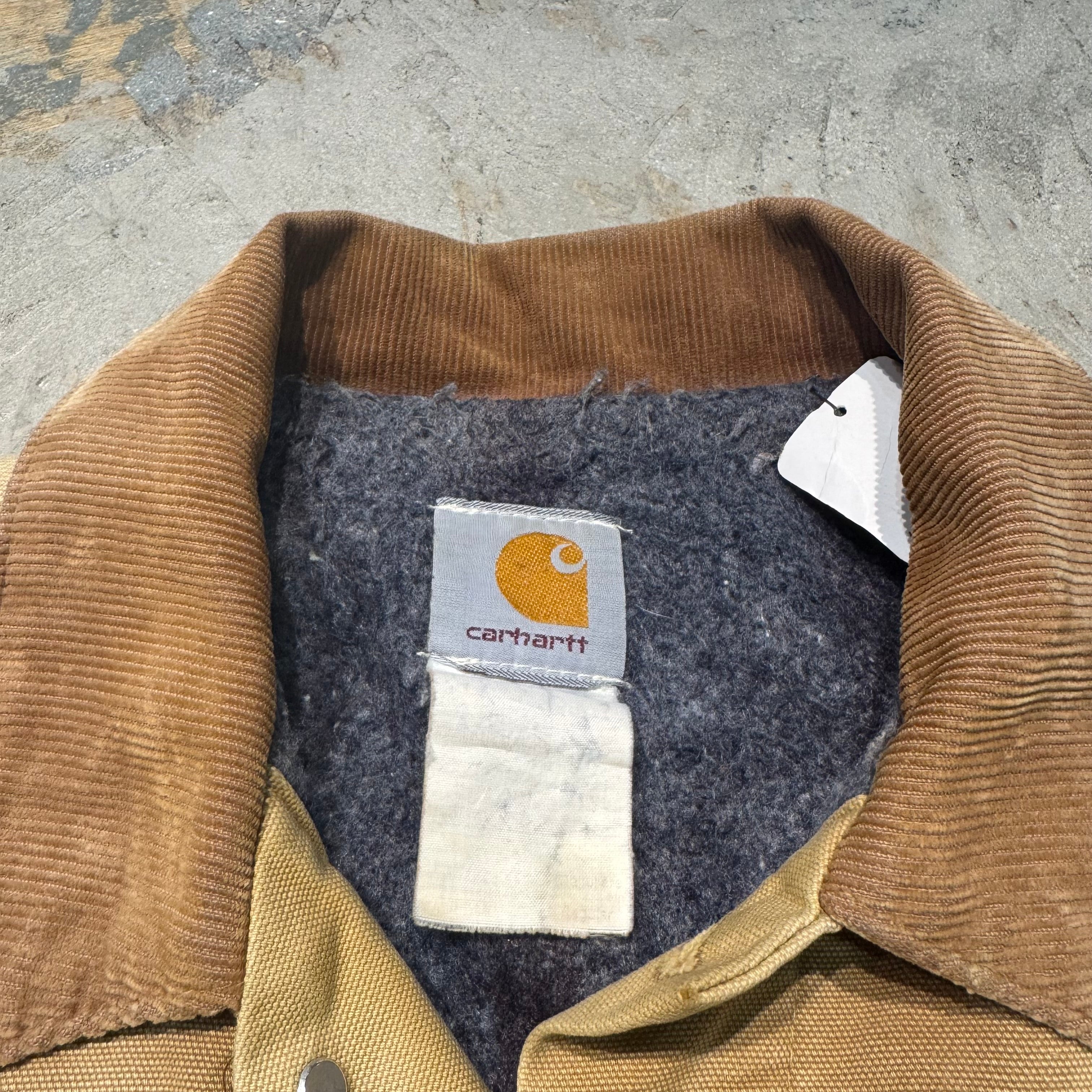 古着 Carhartt/ カーハート/ トラッカージャケット/ ダック地/ 裏地