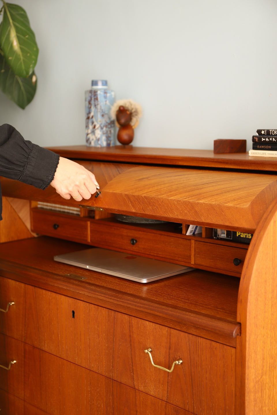 スウェーデンヴィンテージ ロールトップビューロー エゴン・オスター
