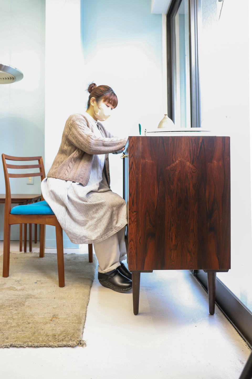 北欧ヴィンテージ サイドボード ローズウッド 収納家具/Scandinavian