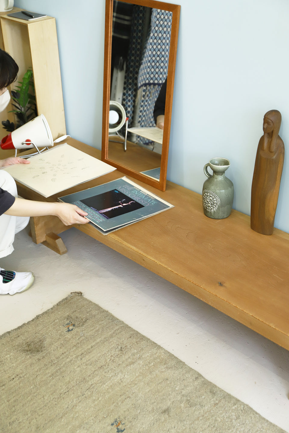 ジャパンヴィンテージ 裁ち台 ローボード 古道具/Japanese Vintage