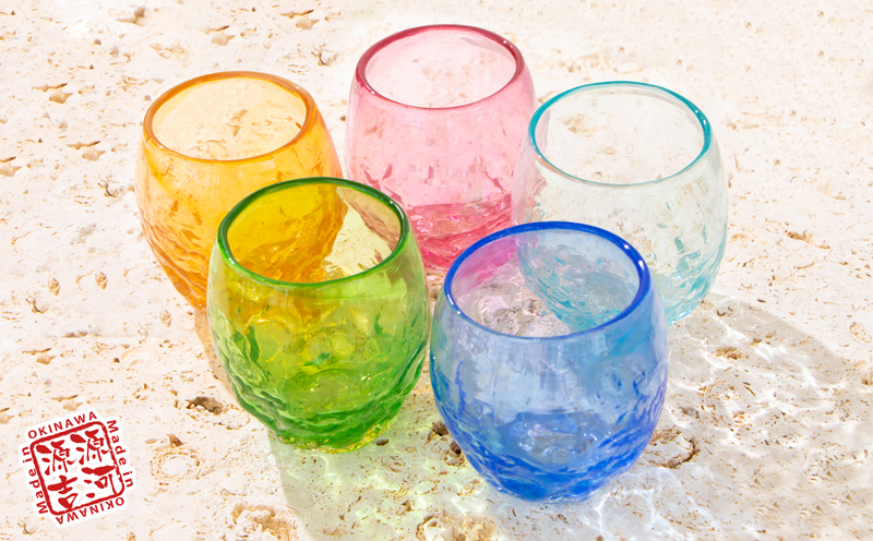 琉球グラス】源点 残波タル 5個セット｜マイナビふるさと納税