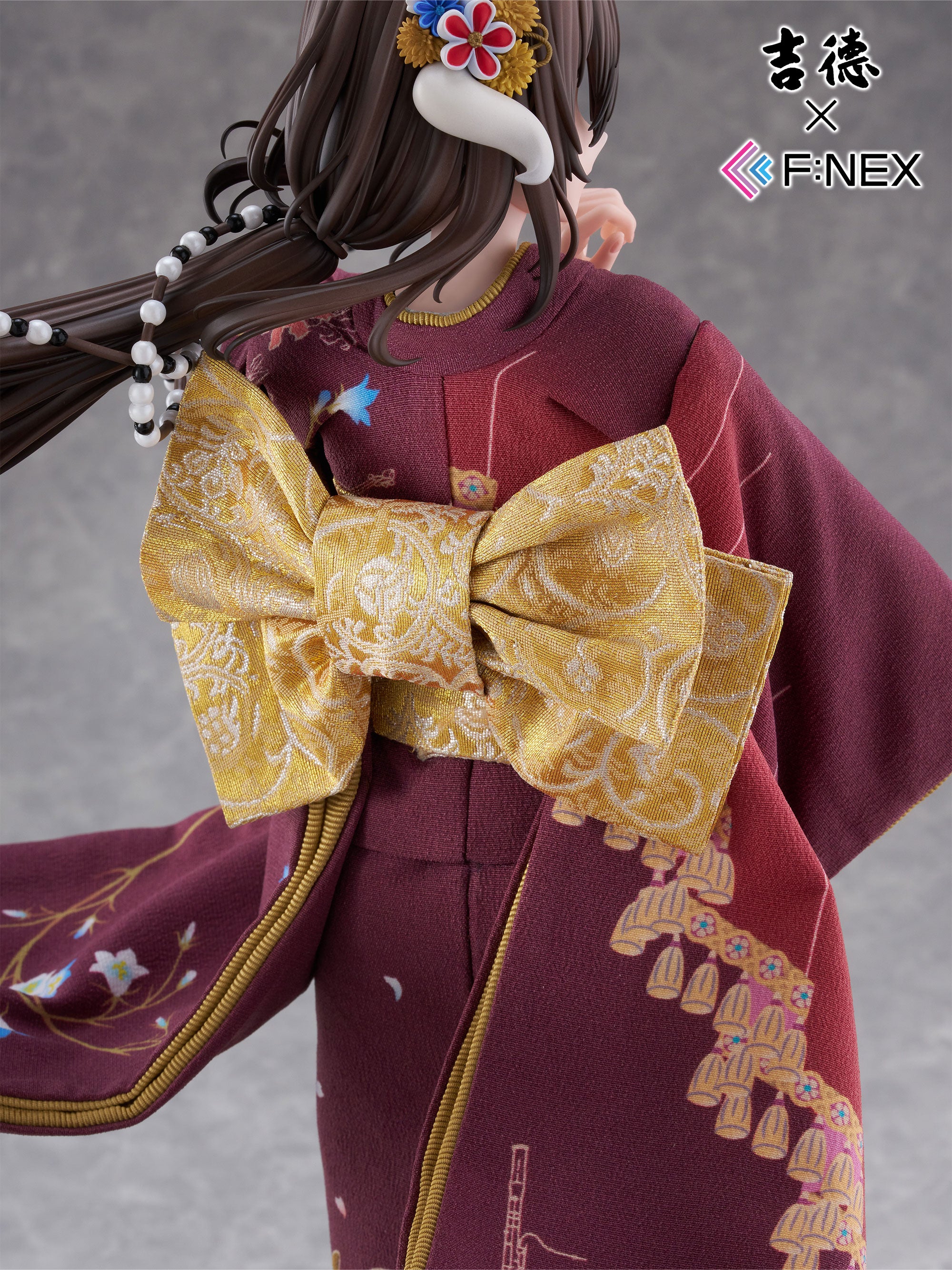 吉徳×F:NEX 三笠 青花小町ver. -日本人形- 1/4スケールフィギュア