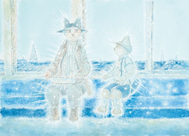 銀河鉄道の夜4 PCセット12種類ますむらひろし ポストカード・花札