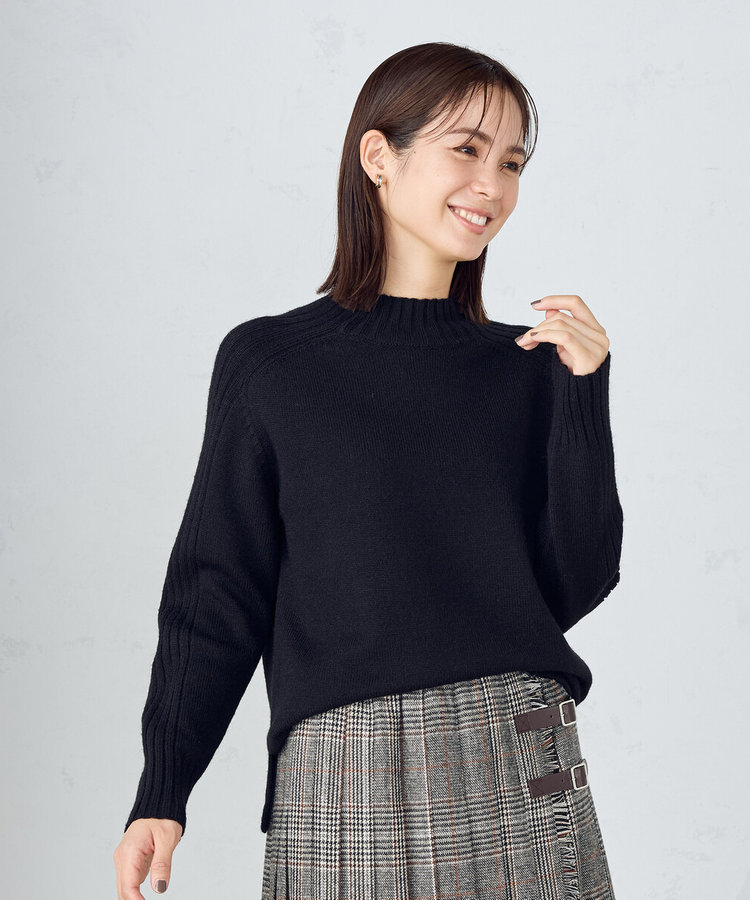 ウォッシャブル 】 日本の色ハイネックニット（12-77KI02-204