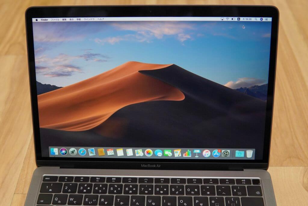 13インチMacBook Air (2019)はバッテリー持ち抜群で外出用にピッタリの
