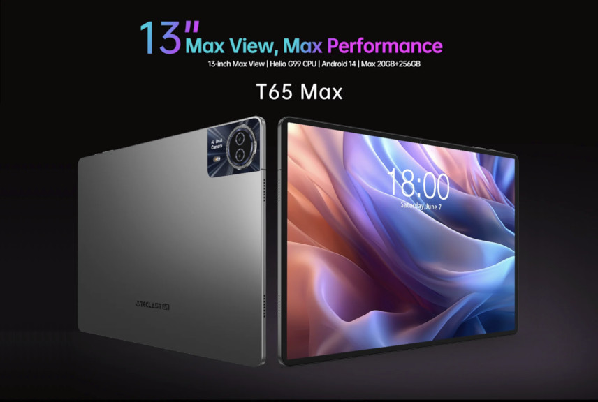 どこまで大きくなるかな？TECLAST「T65 Max」はHelio G99搭載の13