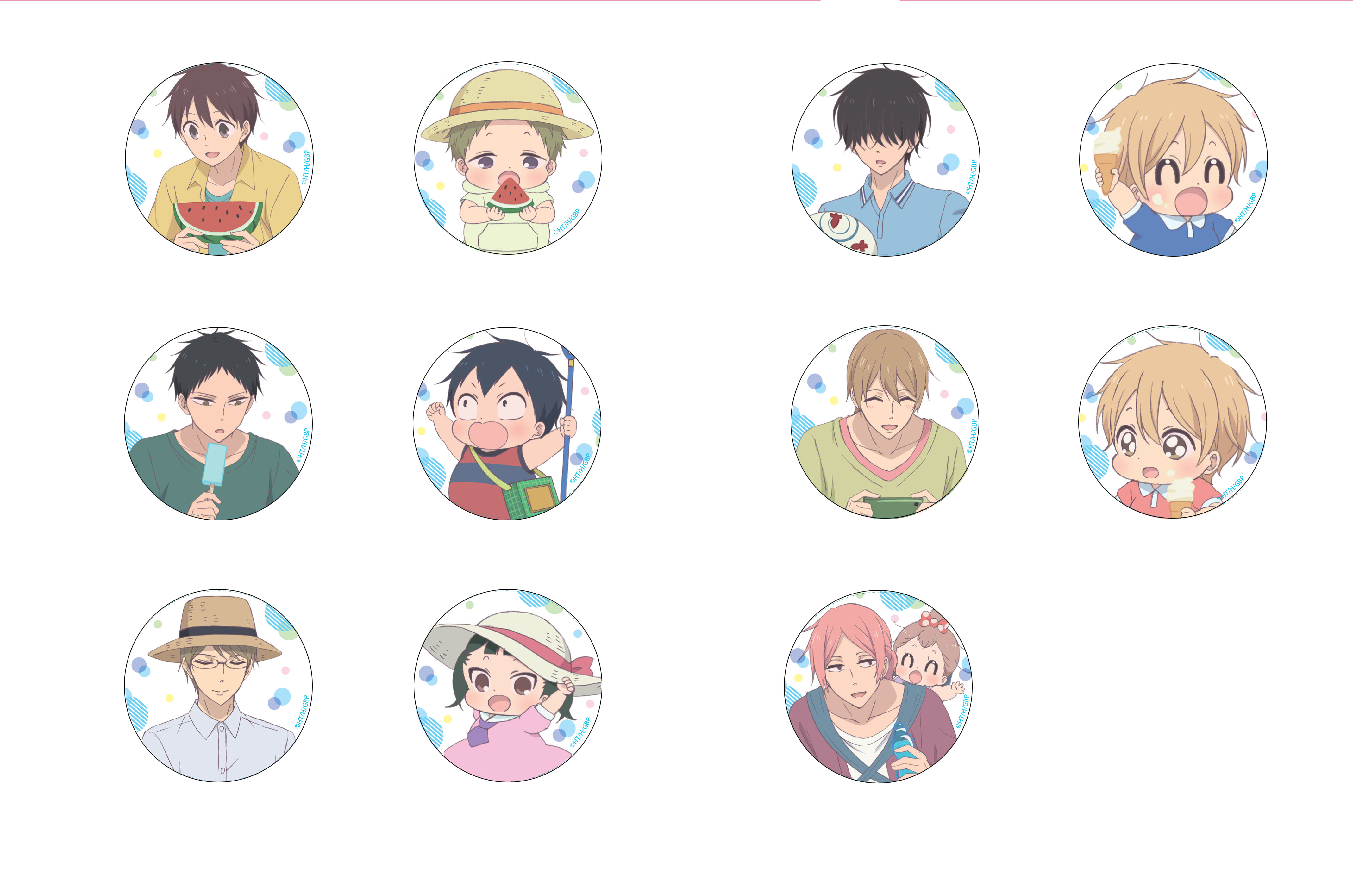 学ベビ アニメガ 文教堂 限定 缶バッジ 鹿島虎太郎 にちゃ 大好き