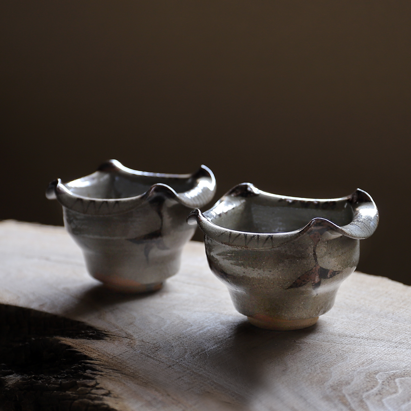 中里重利 (三玄窯) 絵唐津向付 六客揃 – Gallery Nisui