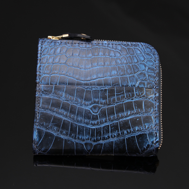 クロコダイルL字ファスナー財布[M1001] クロコダイルレザーショップ