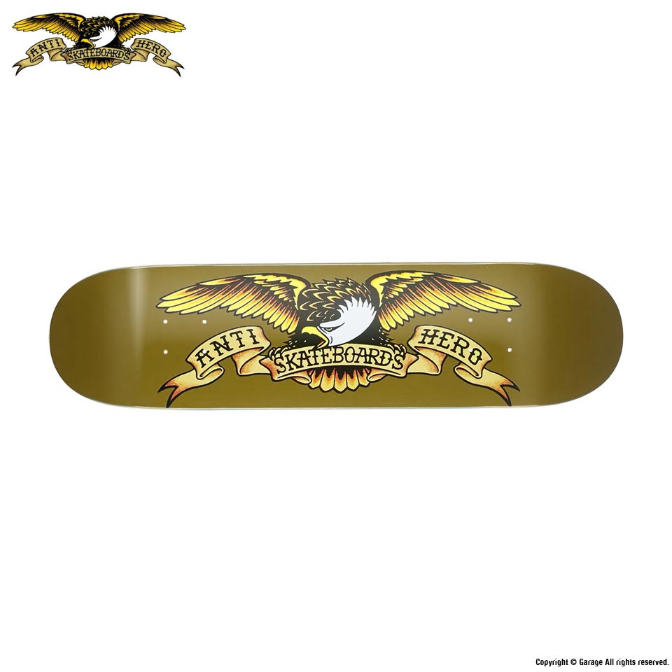 ANTIHERO SKATEBOARDS TEAM CLASSIC EAGLE 8.0 x 31.75 スケートボード
