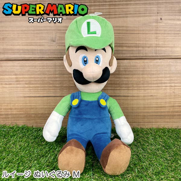 Qoo10] スーパーマリオ ぬいぐるみ ルイージ (
