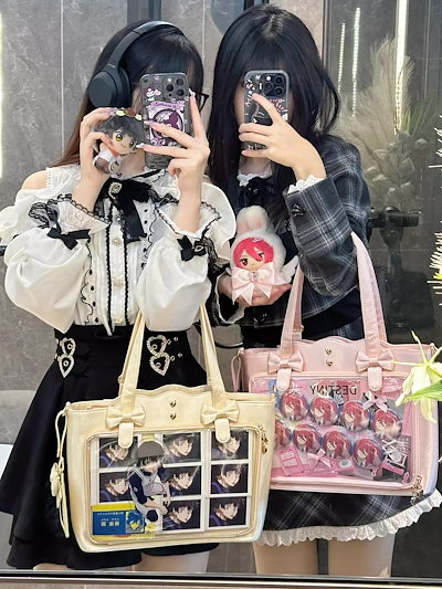 Qoo10] 痛バッグ 痛バ 58mm 75mm 缶バ