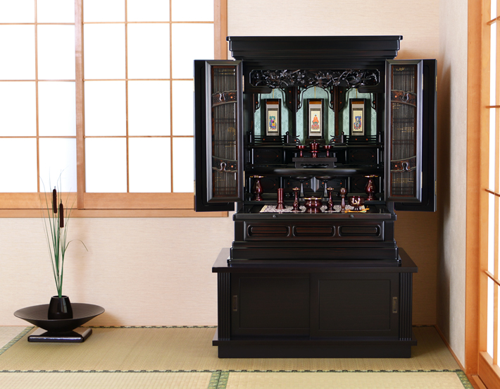 上置き唐木仏壇 春先 黒檀 20～25号 | 仏壇・仏具・位牌の専門店 激安