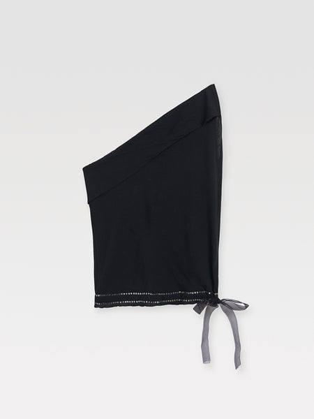Costa One Shoulder Top Black - Gimaguas