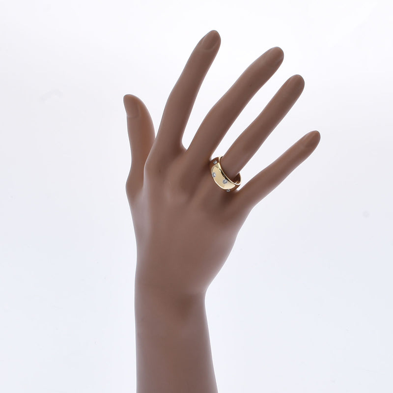 ティファニードッツ リング ダイヤ レディース K18イエローゴールド