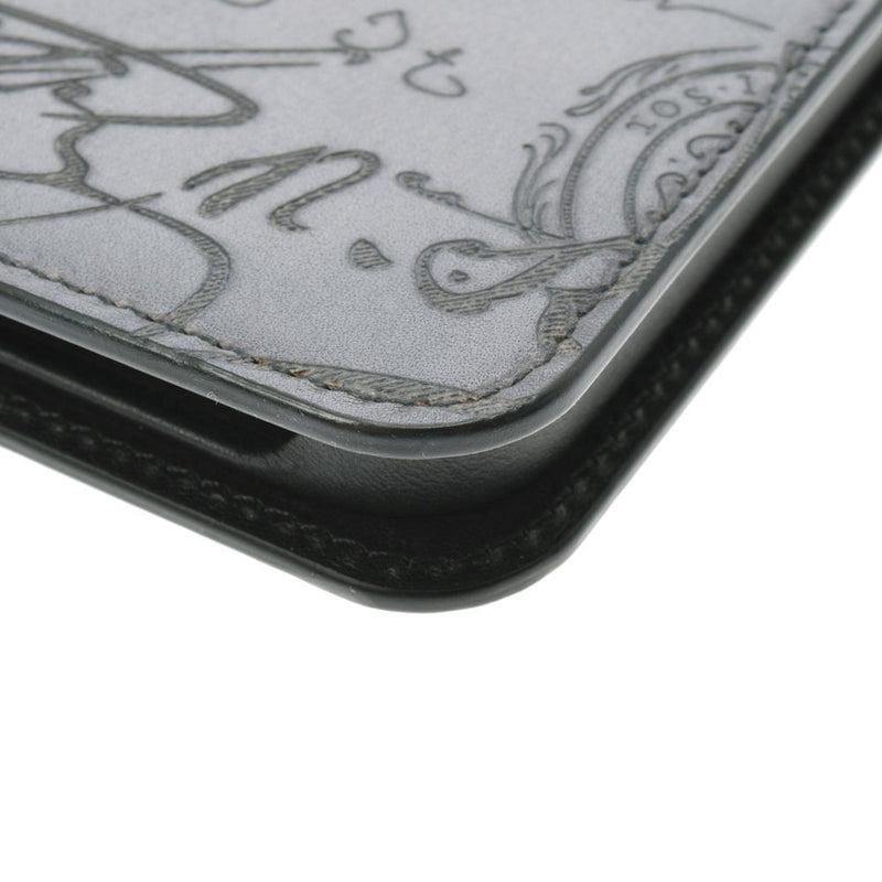 ベルルッティiPhone13 Pro Maxケース グレー ユニセックス 携帯