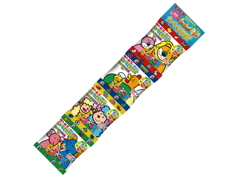 たべっ子BABY 4連 | お菓子に夢を！株式会社ギンビス