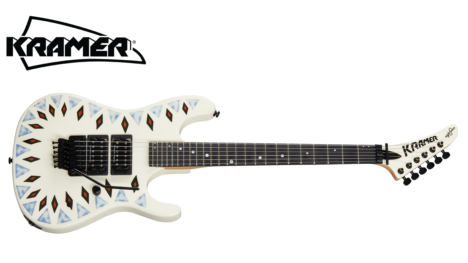 NightSwan - Vintage White with Aztec Graphic | Gibson Japan