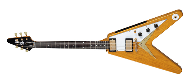 ギブソン・カスタムショップから、 『1958 コリーナ フライング V』と