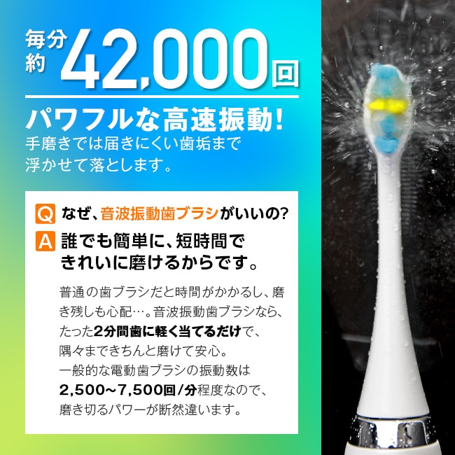 本製品は生産終了となりました。〈日本直販オリジナル〉音波振動