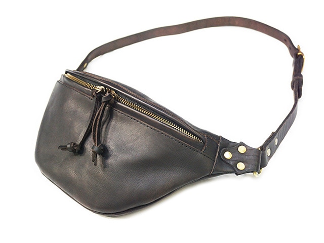 全3色【vasco/ヴァスコ】「Leather Waist Bag”Large”/レザーウエスト