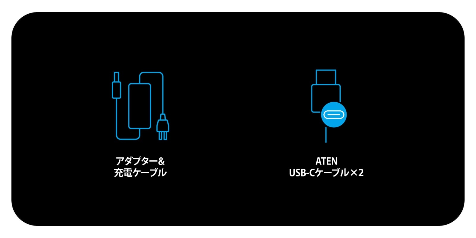 2ポート DisplayPort USB-C KVMドッキングスイッチ（4K60p対応、電源