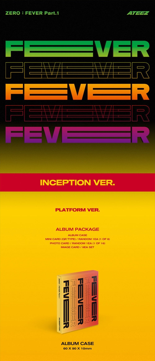 韓国音楽 ATEEZ (エイティーズ) - 5th ミニアルバム 「ZERO : FEVER
