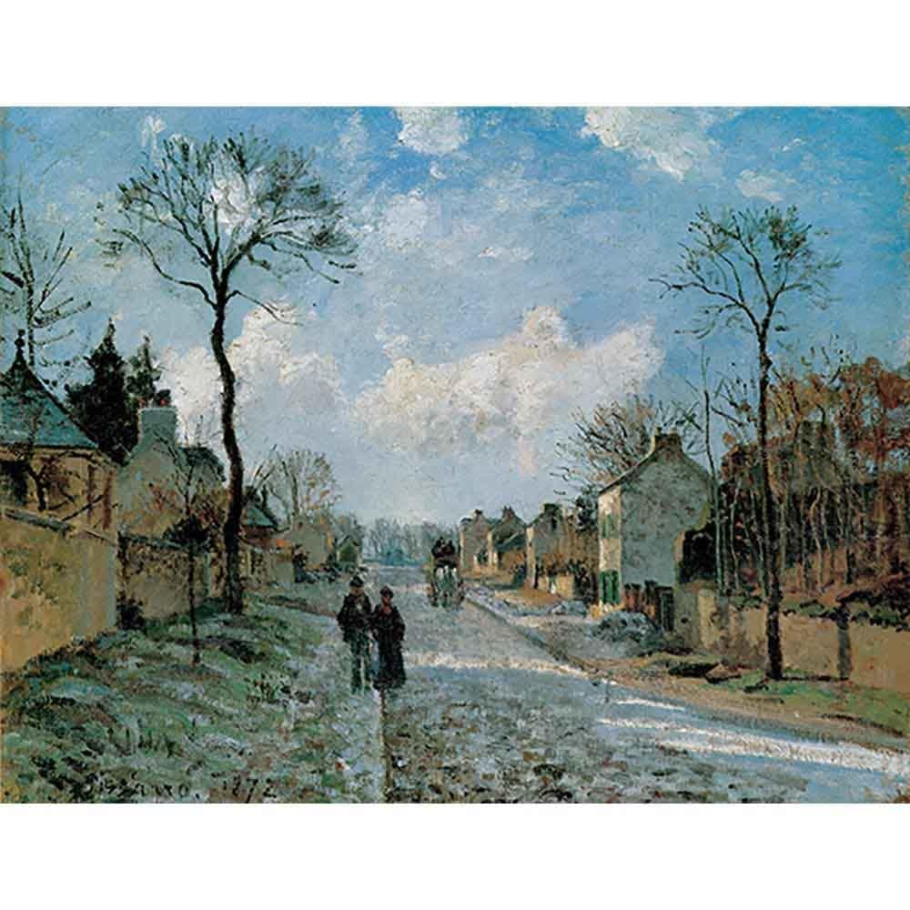 ルブシエンヌの道 【15号】 カミーユ・ピサロ 【 額縁が選べる 額入り
