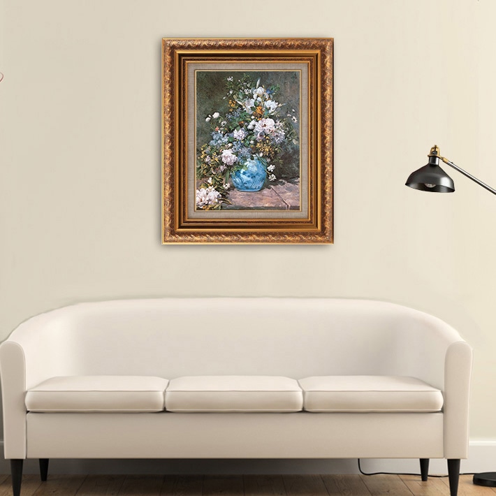 春の花 【20号】 ピエール＝オーギュスト・ルノワール 【 額縁が選べる