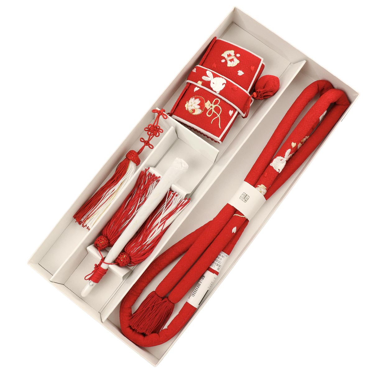 503ag24,帯揚げ帯締めしごき筥迫末広◎アンティーク 着物&袋帯&長襦袢