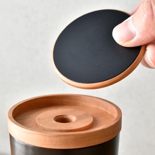 □「HEATSTICKS TRAY」加熱式たばこ専用 木製吸い殻入れ 灰皿 アッシュ