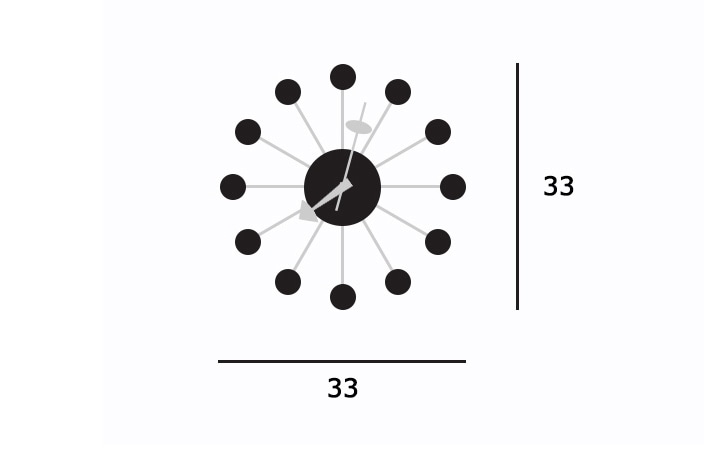 Ball clock（ボールクロック）/Vitra（ヴィトラ）/George Nelson