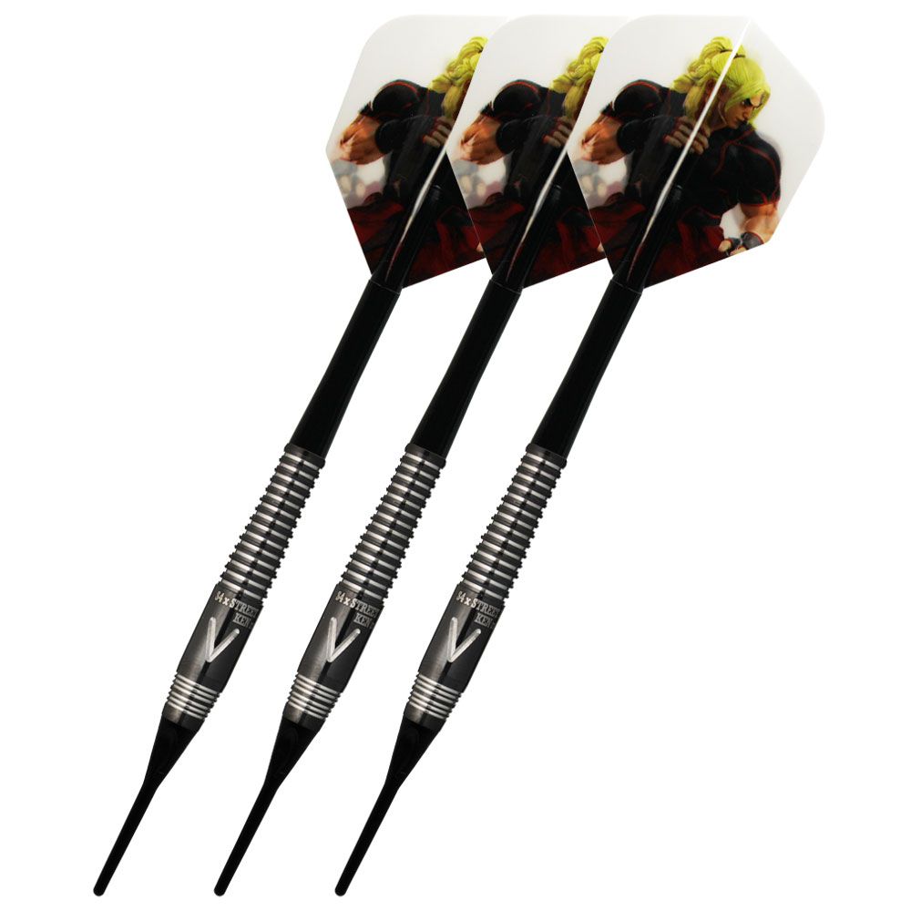 S4】ストリートファイターV ケン エスフォー ダーツ | ソフトダーツ,S4